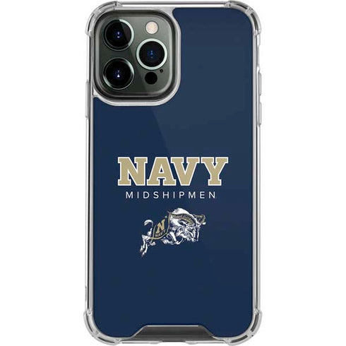 United States Naval Academy Midshipmen iPhone 14 Pro Max Clear Case