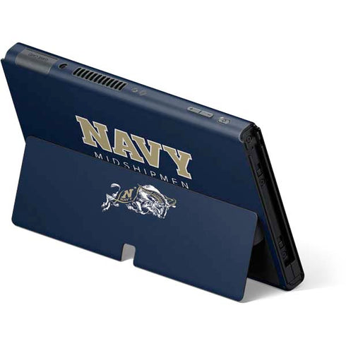 United States Naval Academy Midshipmen Nintendo Switch OLED (2021) Skin