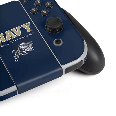 United States Naval Academy Midshipmen Nintendo Switch OLED (2021) Skin