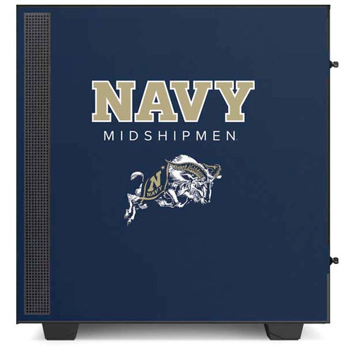 United States Naval Academy Midshipmen NZXT H510 Compact ATX Mid-Tower Case Skin