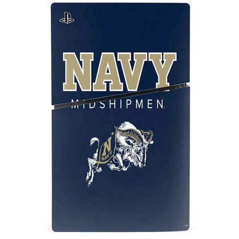 United States Naval Academy Midshipmen PS5 Slim Digital Edition Bundle Skin