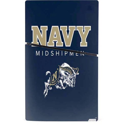 United States Naval Academy Midshipmen PS5 Slim Digital Edition Bundle Skin