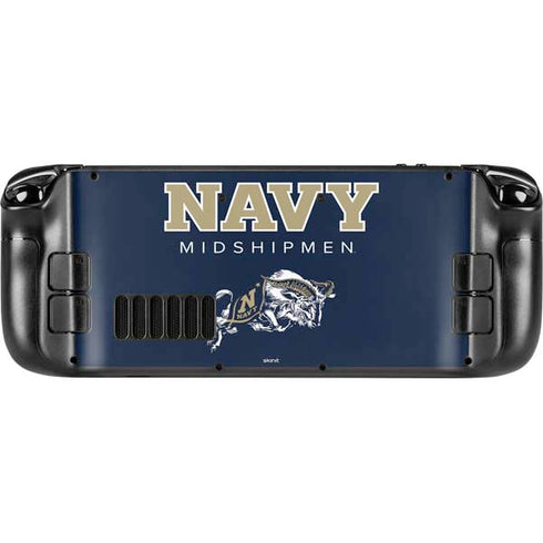 United States Naval Academy Midshipmen Steam Deck Handheld Gaming Computer Skin