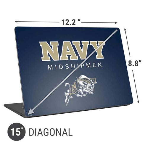United States Naval Academy Midshipmen Universal Laptop 15in (12.2 x 8.8in) Skin
