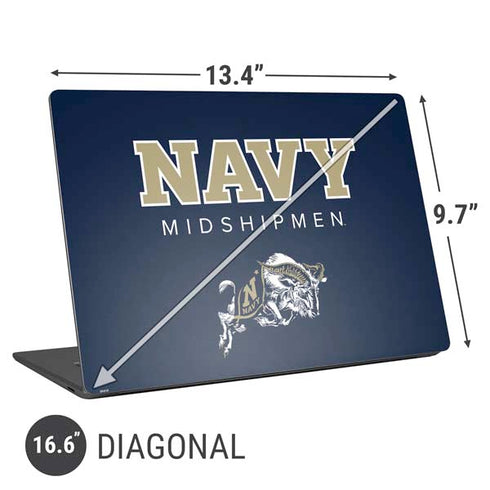 United States Naval Academy Midshipmen Universal Laptop 16.6in (13.4 x 9.7in) Skin