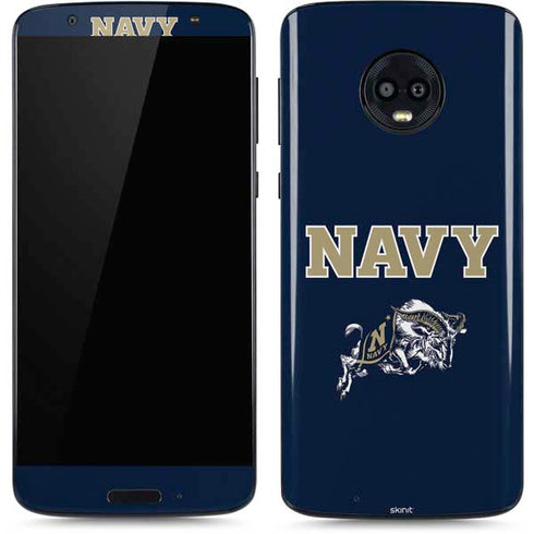 United States Naval Academy Navy Logo Moto G6 Skin