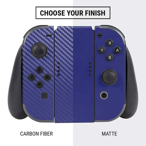 Navy Blue Solid Nintendo Switch Bundle Skin