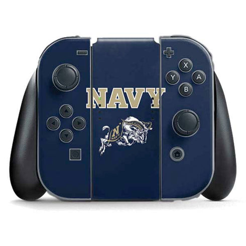 United States Naval Academy Navy Logo Nintendo Switch (2017-2021) Joy-Con Controller Skin