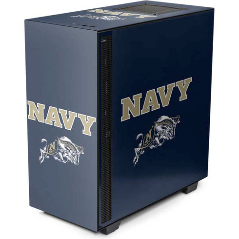 United States Naval Academy Navy Logo NZXT H510 Compact ATX Mid-Tower Case Skin