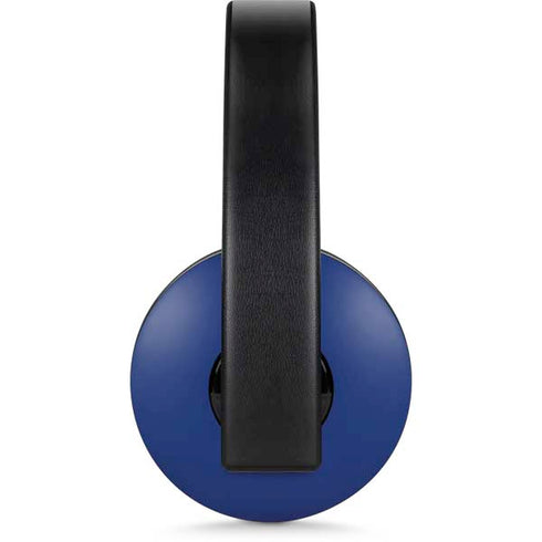 Navy Blue Solid PlayStation 4 Gold Wireless Headset Skin