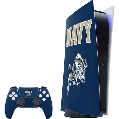United States Naval Academy Navy Logo PS5 Digital Edition Bundle Skin