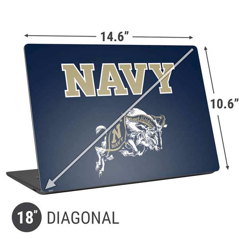 United States Naval Academy Navy Logo Universal Laptop 18in (14.6 x 10.6in) Skin