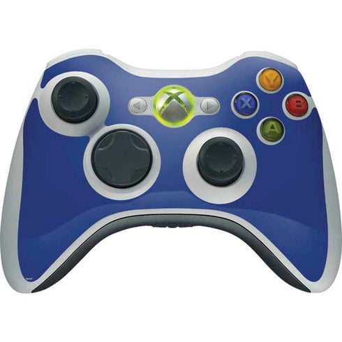 Navy Blue Solid Xbox 360 Wireless Controller Skin
