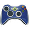 Navy Blue Solid Xbox 360 Wireless Controller Skin