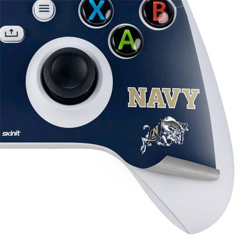 United States Naval Academy Navy Logo Xbox Series S Controller Skin