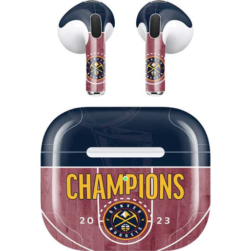 NBA Champions 2023: Denver Nuggets Apple AirPods (3rd Gen 2021) Skin