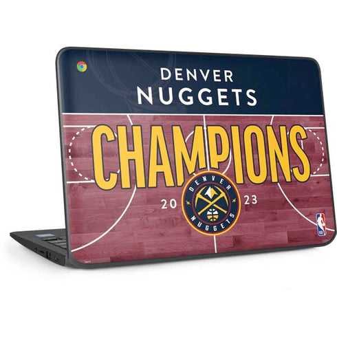 NBA Champions 2023: Denver Nuggets HP Chromebook Skin