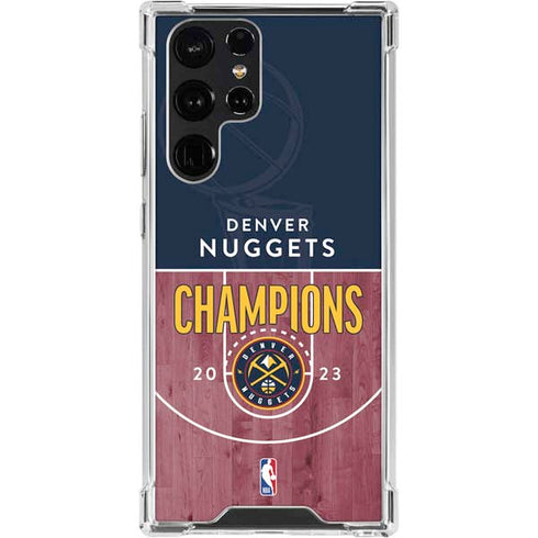 NBA Champions 2023: Denver Nuggets Galaxy S24 Ultra Clear Case