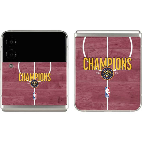 NBA Champions 2023: Denver Nuggets Galaxy Z Flip3 5G Skin