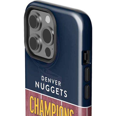 NBA Champions 2023: Denver Nuggets iPhone 15 Pro Impact Case
