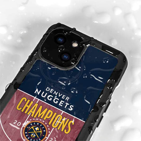 NBA Champions 2023: Denver Nuggets iPhone 15 Waterproof Case