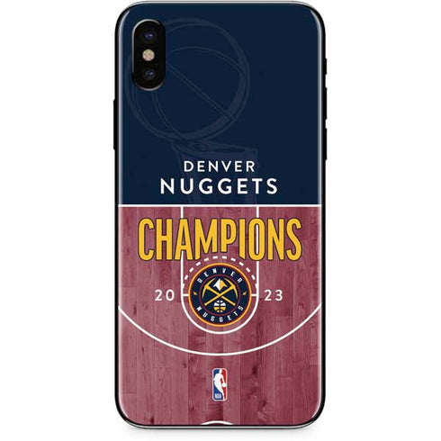 NBA Champions 2023: Denver Nuggets iPhone X Skin