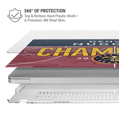 NBA Champions 2023: Denver Nuggets MacBook Air 15in (2023-2025) Case plus Skin