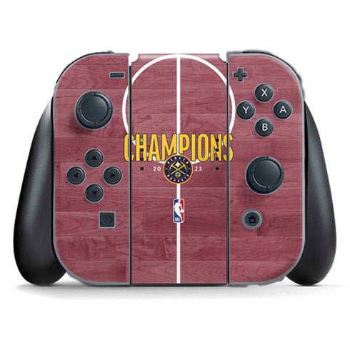 NBA Champions 2023: Denver Nuggets Nintendo Switch (2017-2021) Joy-Con Controller Skin