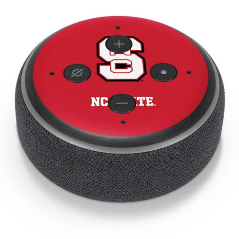 North Carolina State University Logo Red Amazon Echo Dot Skin