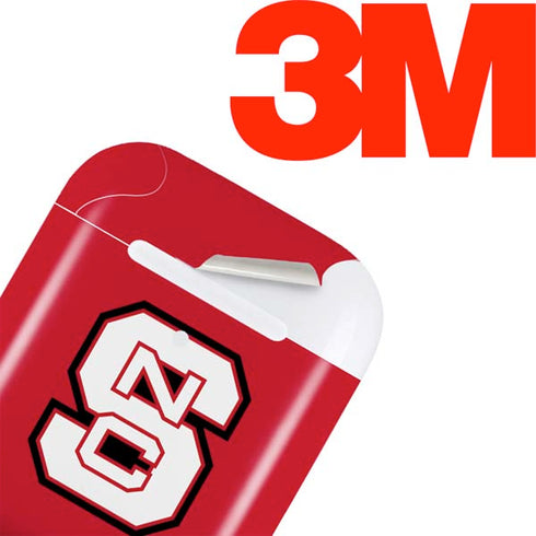 North Carolina State University Logo Red Apple AirPods Skin