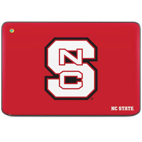 North Carolina State University Logo Red HP Chromebook Skin