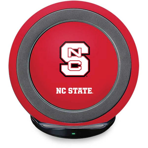 North Carolina State University Logo Red Fast Charge Wireless Charging Stand Skin