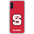 North Carolina State University Logo Red Galaxy A10e Clear Case