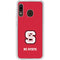 North Carolina State University Logo Red Galaxy A20 Clear Case