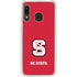 North Carolina State University Logo Red Galaxy A20 Clear Case