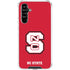 North Carolina State University Logo Red Galaxy A54 5G Clear Case
