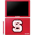 North Carolina State University Logo Red Galaxy Book 12in Skin
