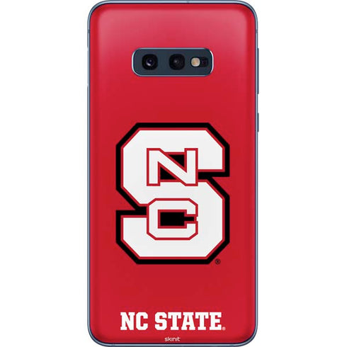 North Carolina State University Logo Red Galaxy S10e Skin