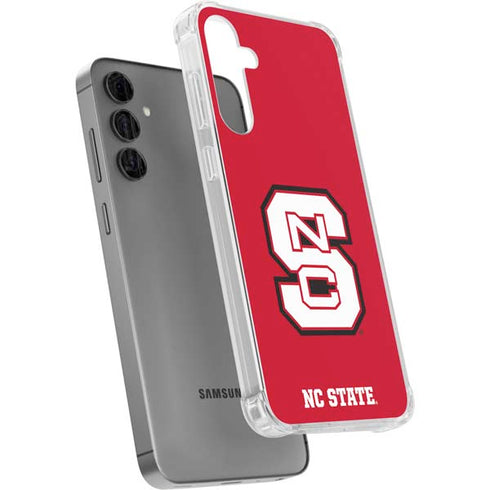 North Carolina State University Logo Red Galaxy S24 Plus Clear Case