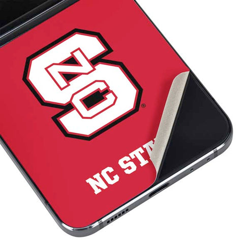 North Carolina State University Logo Red Galaxy Z Flip5 5G Skin