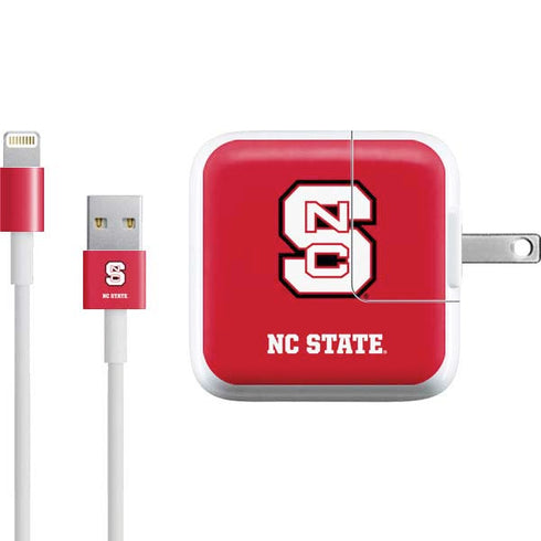 North Carolina State University Logo Red iPad Charger (10W USB) Skin