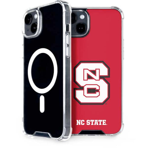 North Carolina State University Logo Red iPhone 15 Plus MagSafe Case