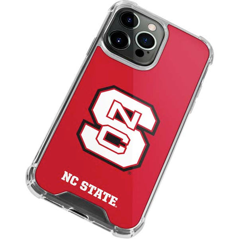 North Carolina State University Logo Red iPhone 15 Pro Clear Case