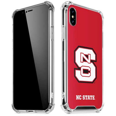North Carolina State University Logo Red iPhone XS Max Clear Case