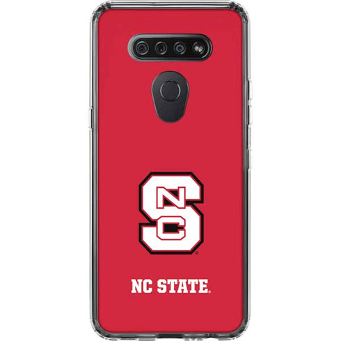 North Carolina State University Logo Red LG K51/Q51 Clear Case