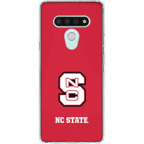 North Carolina State University Logo Red LG Stylo 6 Clear Case