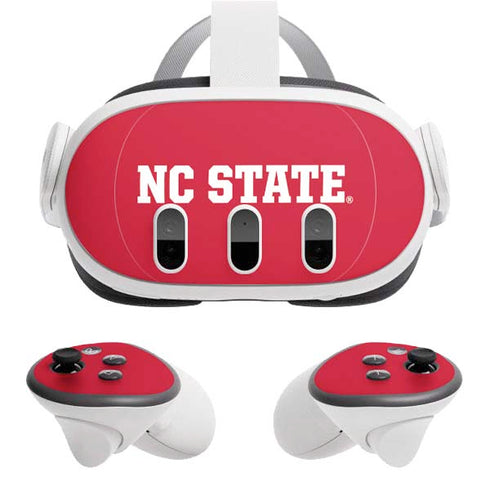 North Carolina State University Logo Red Meta Quest 3 Skin
