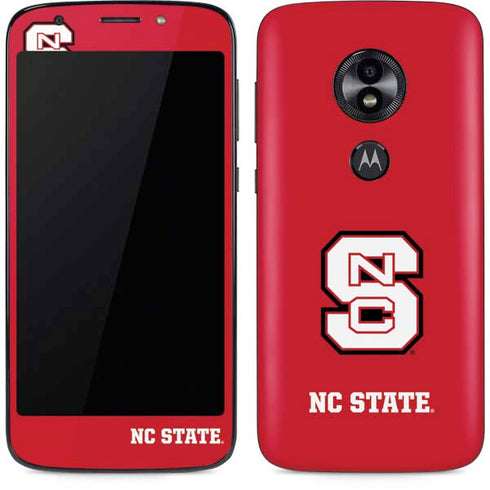 North Carolina State University Logo Red Moto E5 Play Skin
