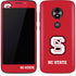 North Carolina State University Logo Red Moto E5 Play Skin