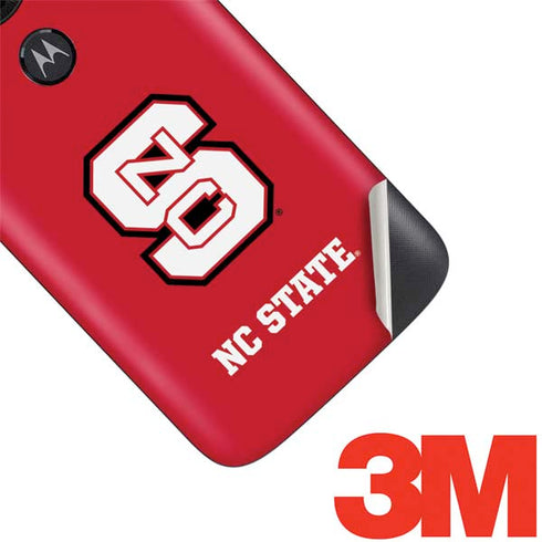 North Carolina State University Logo Red Moto E5 Play Skin